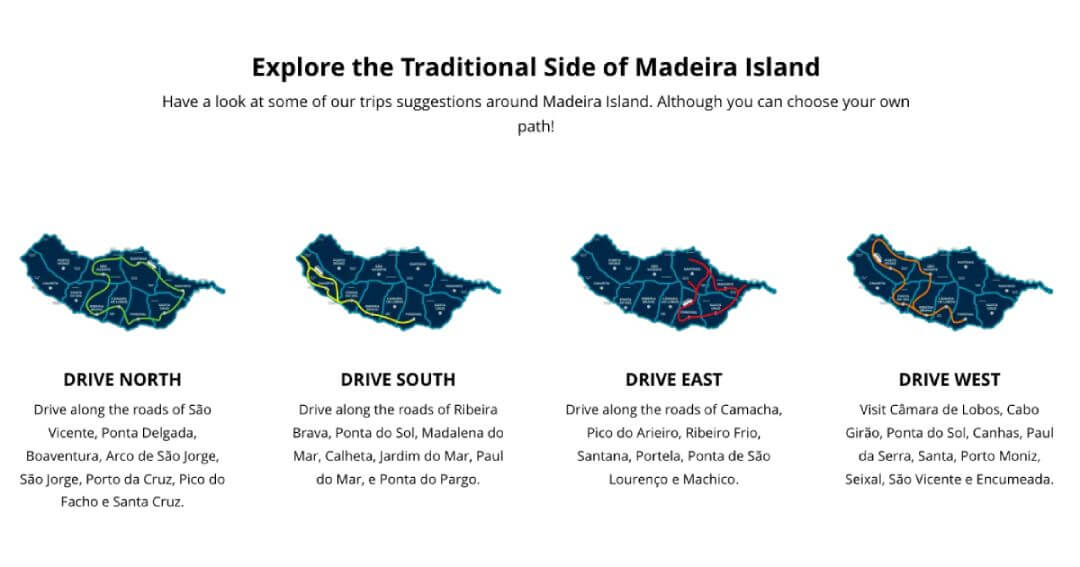 Have a look at some of our trips suggestions around Madeira Island.